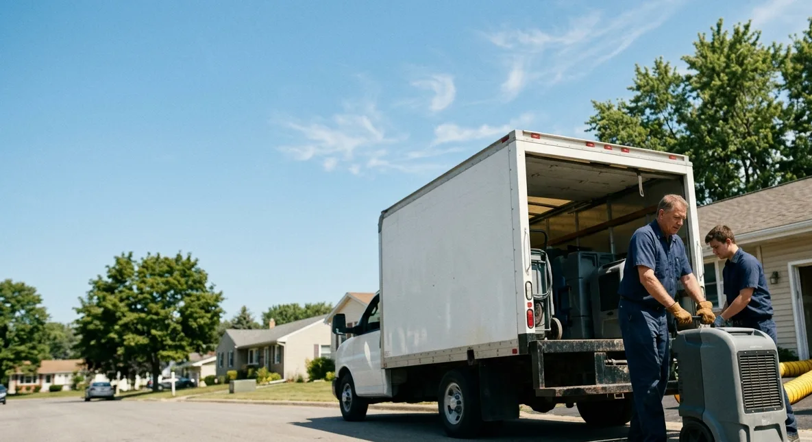 Water Damage Cleanup in Huntertown, IN near me